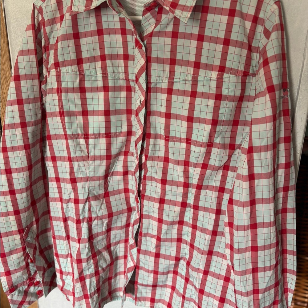 Columbia Insect Blocker Plaid Vented Performance Shirt – XL